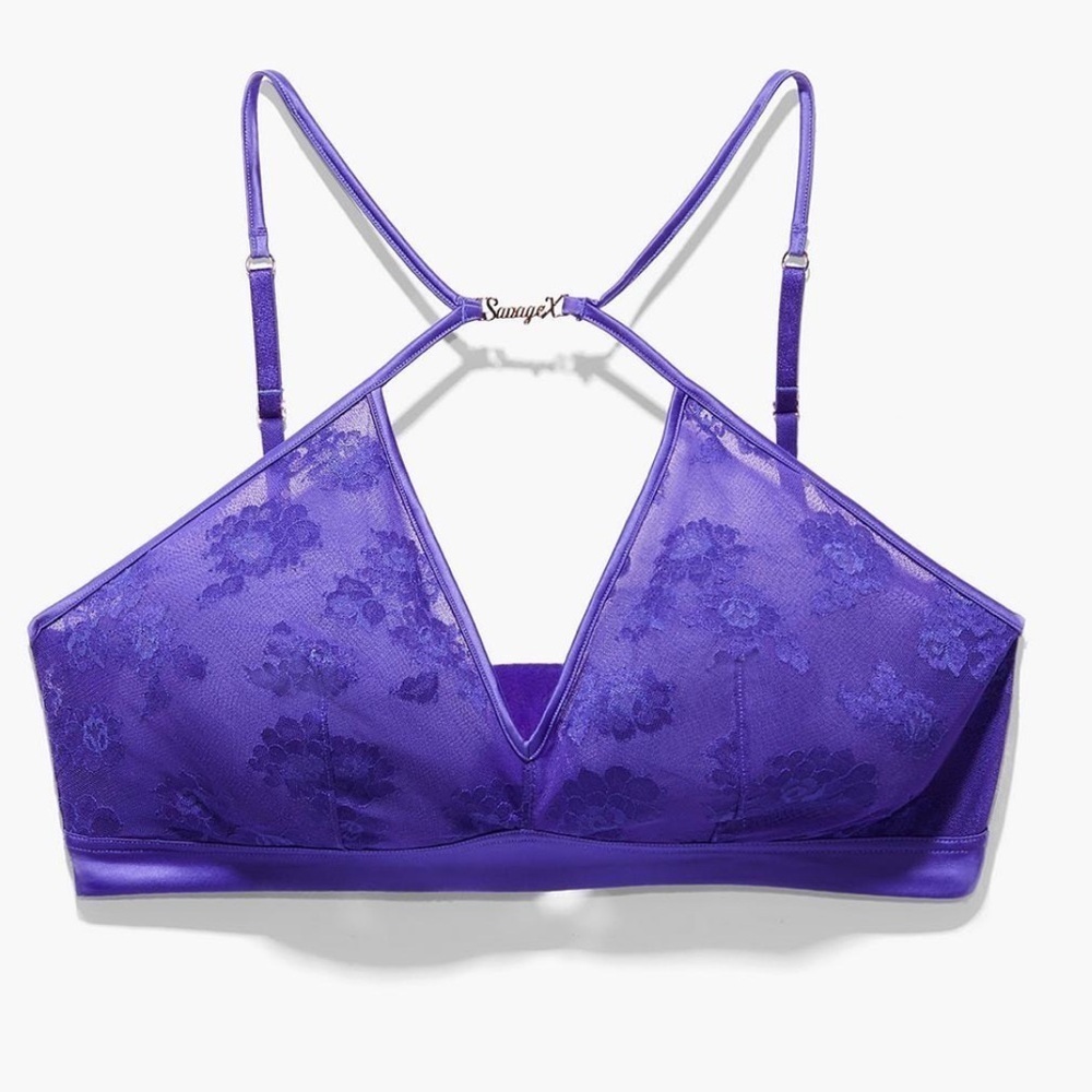 Savage x Fenty Strap Up Lace Bralette